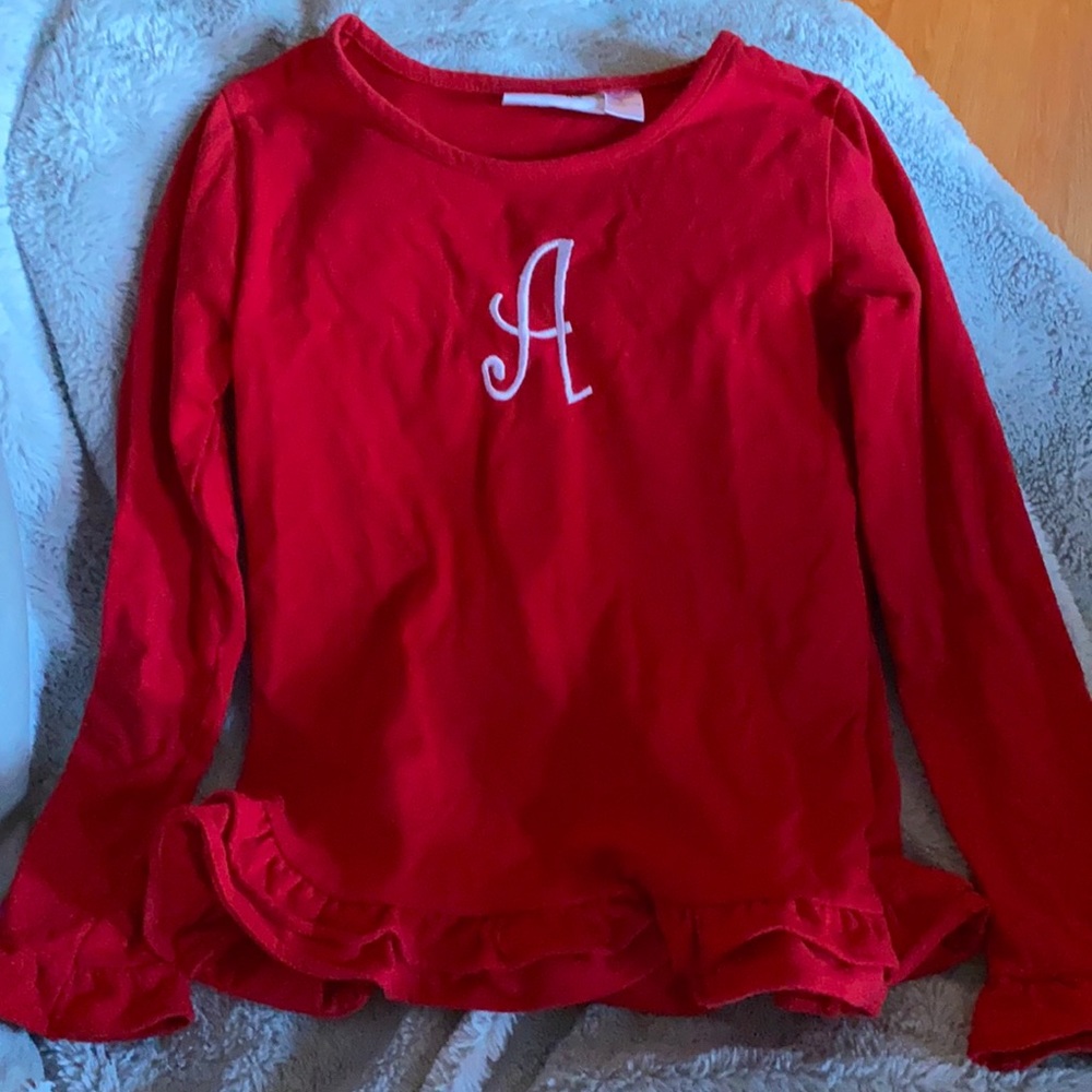 Smockadot kids Monogram A shirt 10